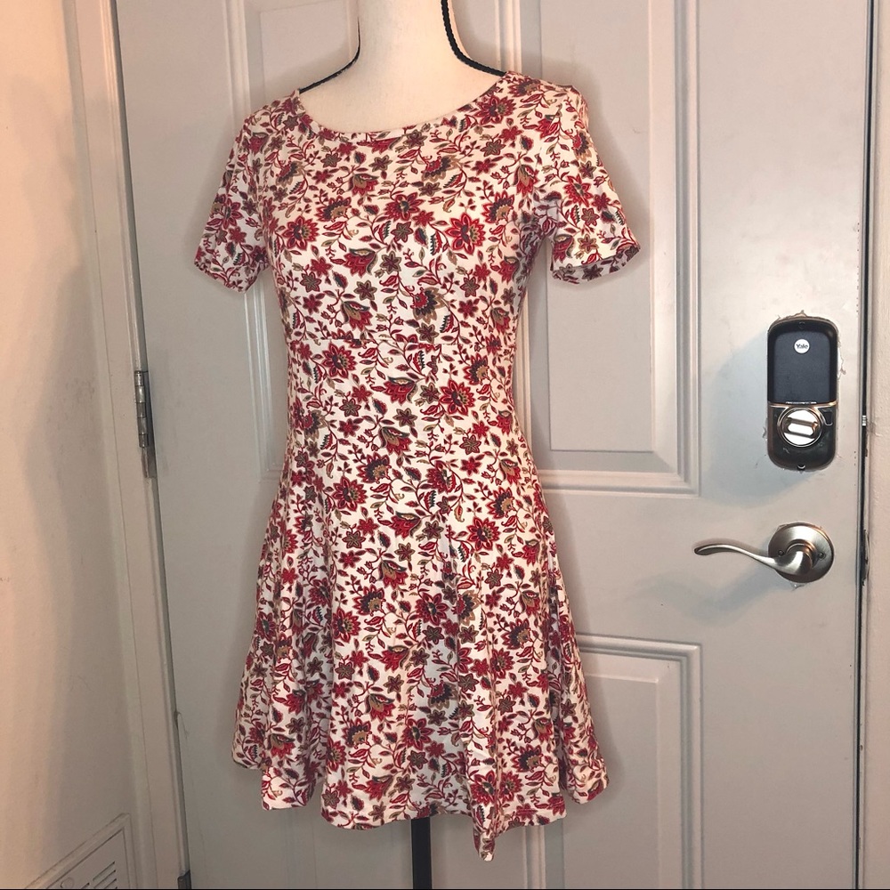 Springtime Paisley Mini Dress